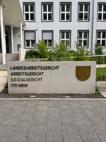 Eingangsbereich Landesarbeitsgericht ITD NRW